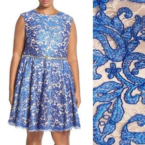Plus Size ✨ Eliza J Blue Lace Party Dress